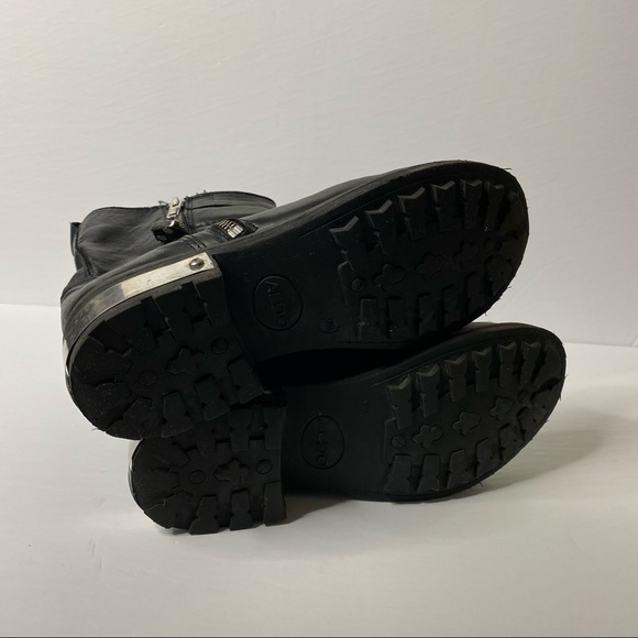 Leather Moto Boots - Picture 7 of 10